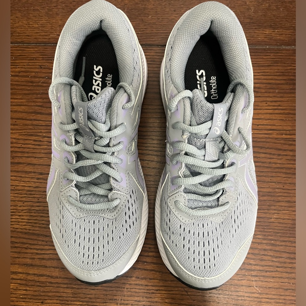 ASICS Gel Contend 8 violet gray NEW size 6 - Picture 5 of 7